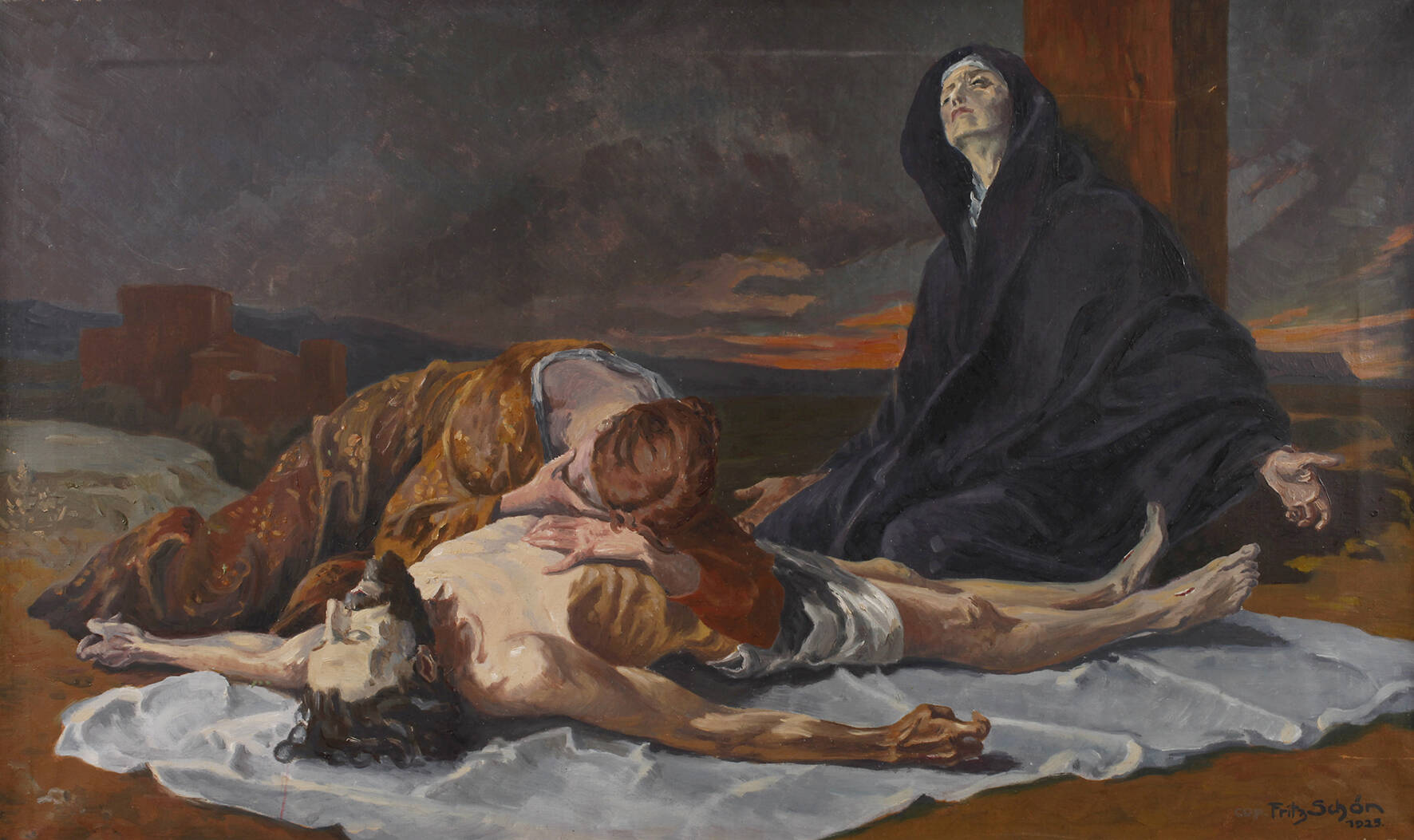 Fritz Schön, Beweinung Christi