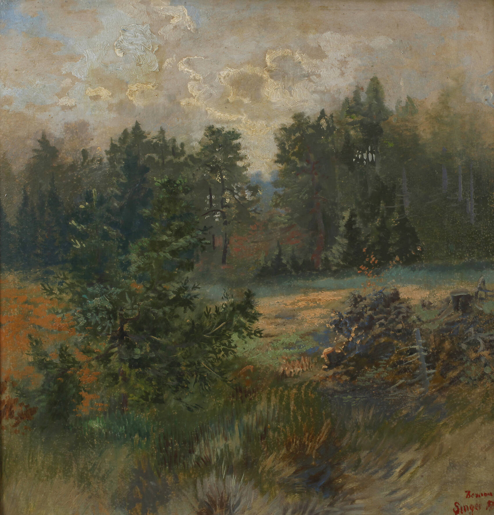 Albert Singer, "Waldstudie"