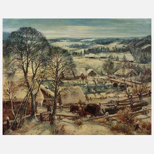 Josef Steib, "Winter in Guggenbach"