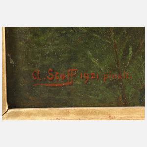 Alois Stoff, Portrait eines Jägers