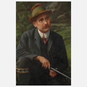 Alois Stoff, Portrait eines Jägers