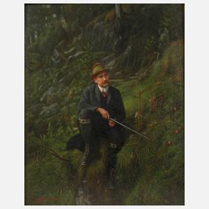 Alois Stoff, Portrait eines Jägers