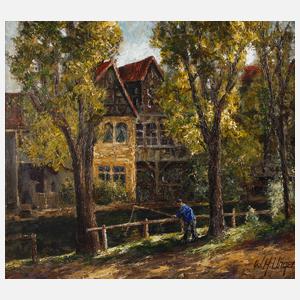 Wolfgang Heinz Unger, "Angler am Fluß"