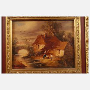 J. Vanled, Gehöft am Bach