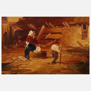 J. Vanled, Gehöft am Bach