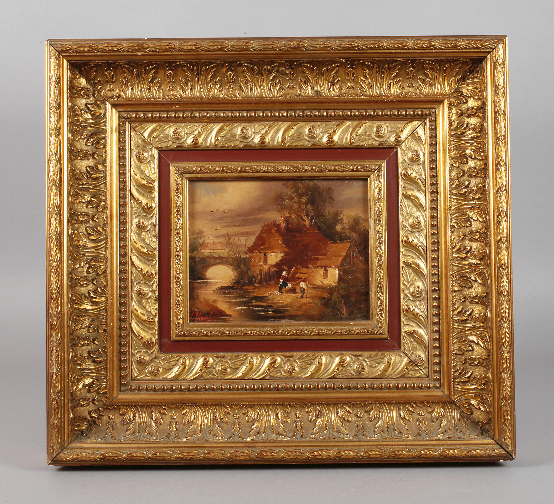 J. Vanled, Gehöft am Bach