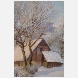 Paul Weimann, Winterlandschaft