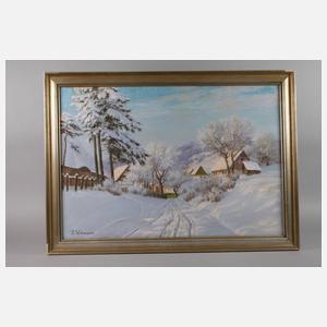 Paul Weimann, Winterlandschaft
