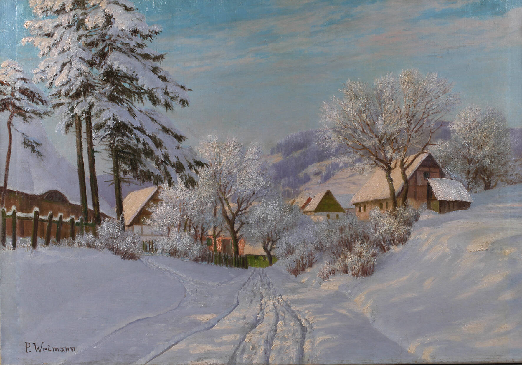 Paul Weimann, Winterlandschaft