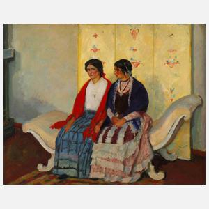 Prof. Emil Rudolf Weiß, Damen im Salon