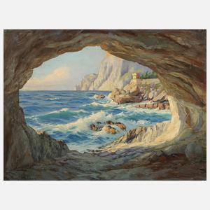 Willem Welters, attr., Grotte auf Capri
