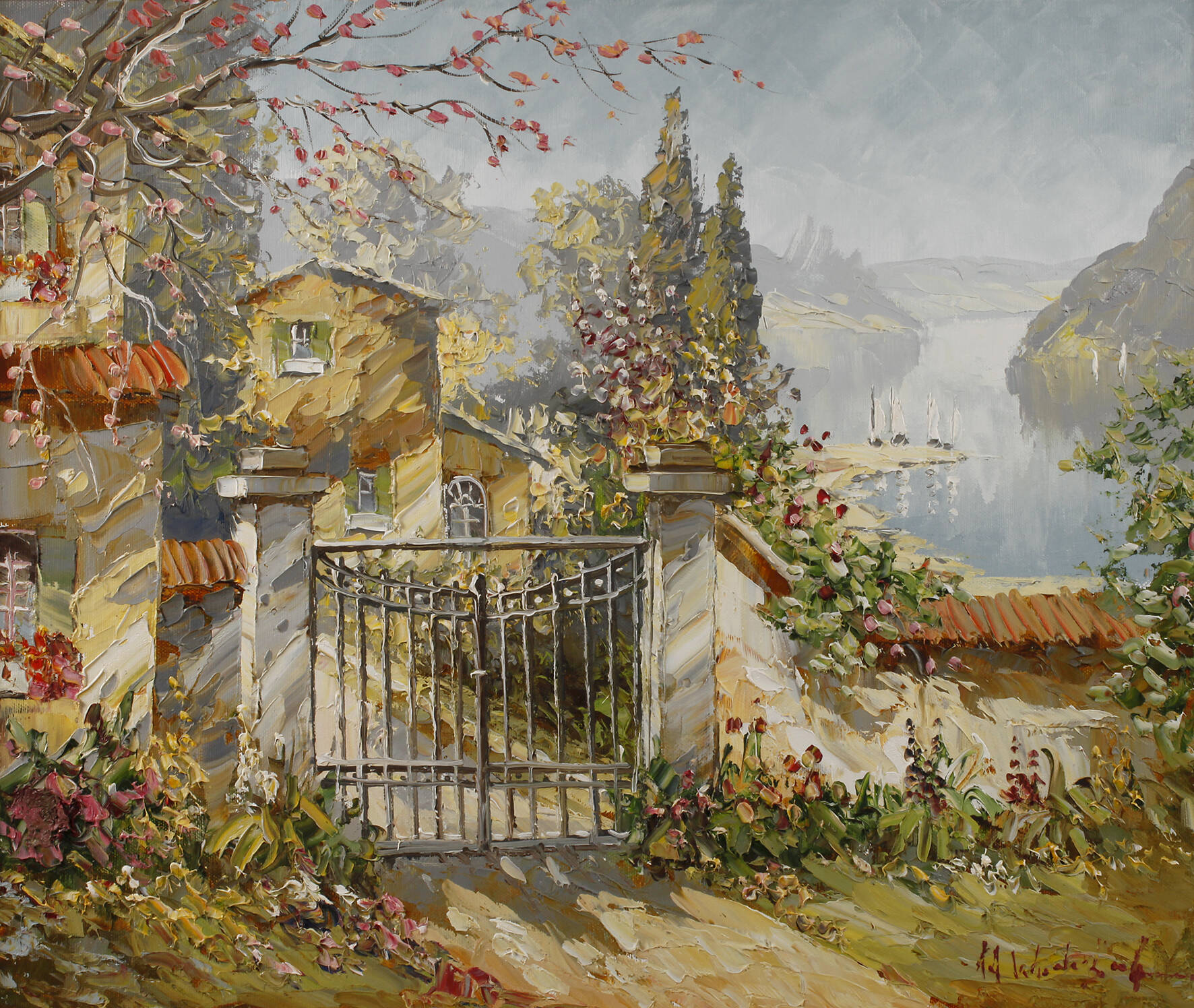 August Wendehals, "Sommertag im Tessin"