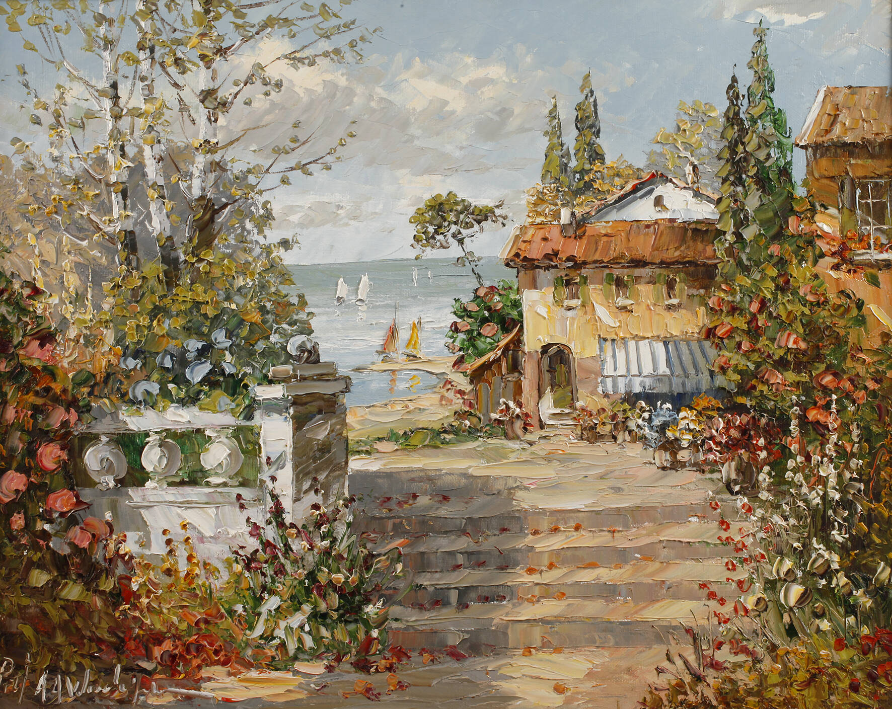 Prof. August Alexander Wendehals, Mediterrane Landschaft