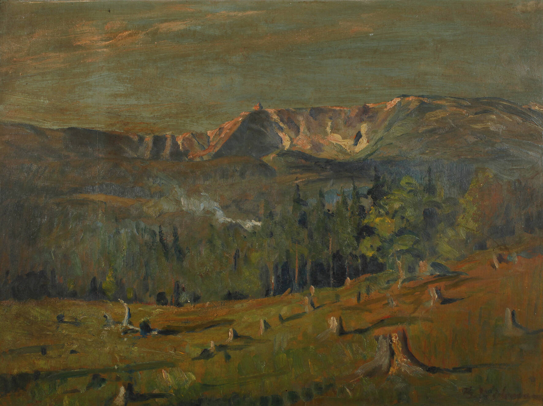 Georg Wichmann, Blick auf Sniezne Kotly