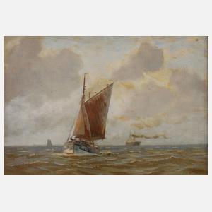 Georg Wolters, Segelschiff auf dem Meer