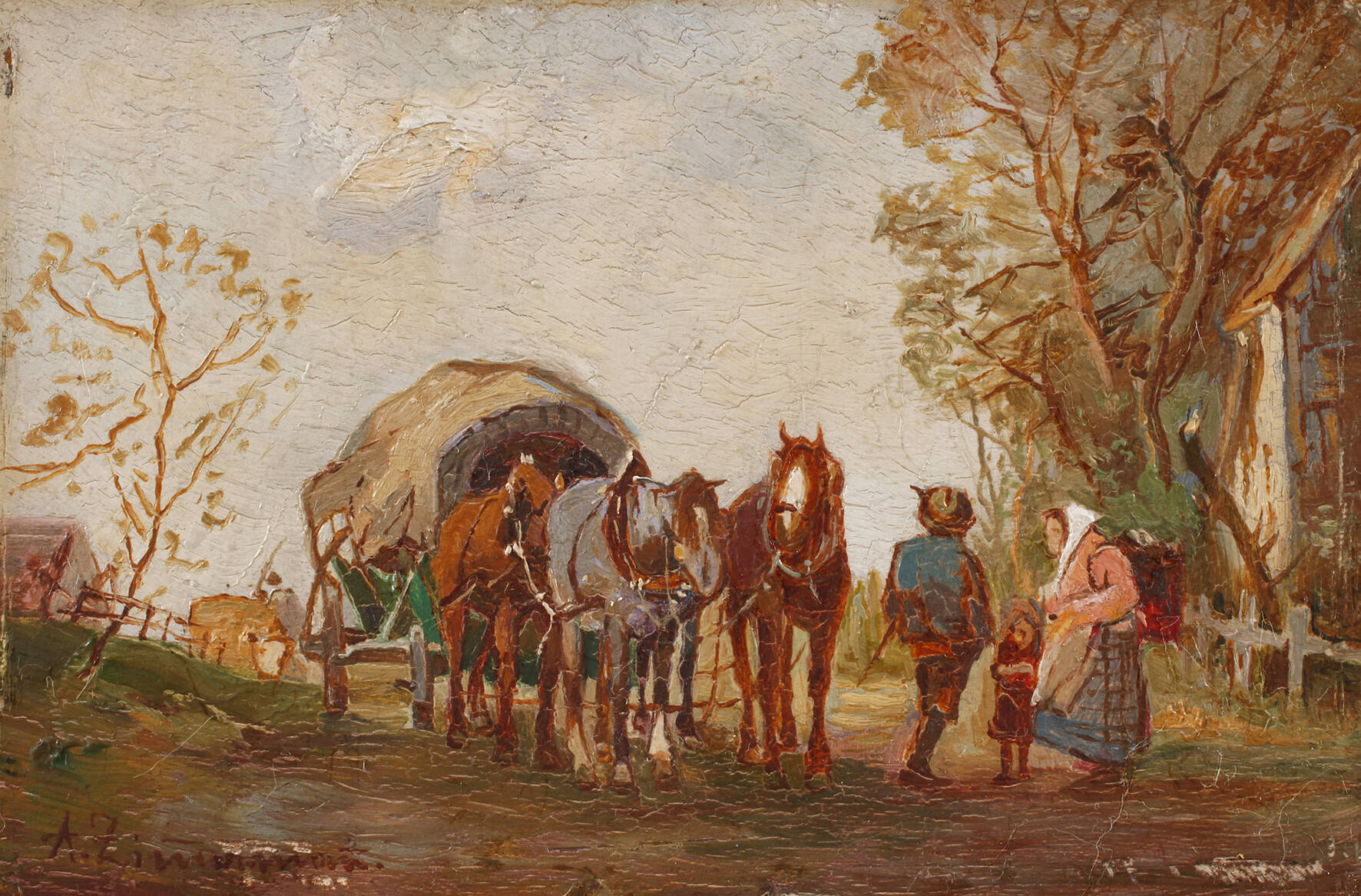 A. Zimmermann, Ländliche Szene