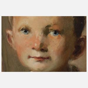 Ernst Reinhard Zimmermann, Junge mit Hund