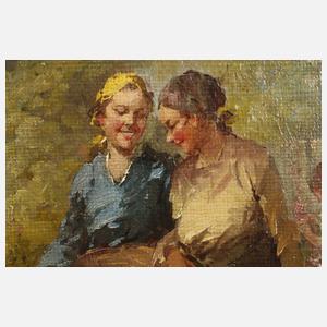 Bei der Gartenarbeit