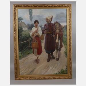 Kaukasische Wasserträgerin