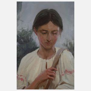 Kaukasische Wasserträgerin