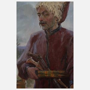 Kaukasische Wasserträgerin