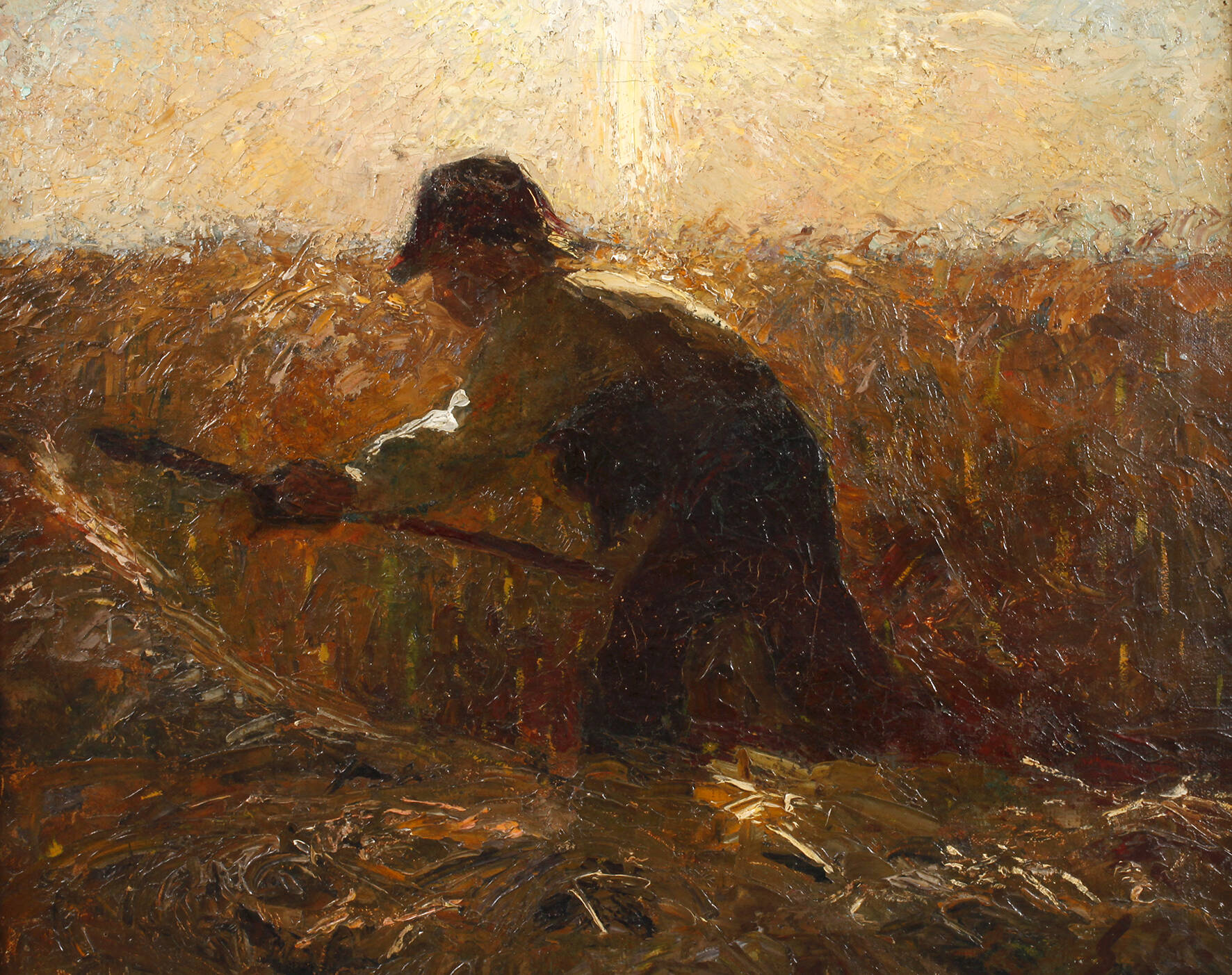 Schnitter im Sonnenlicht