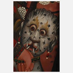 Rostam tötet den Weißen Dämon