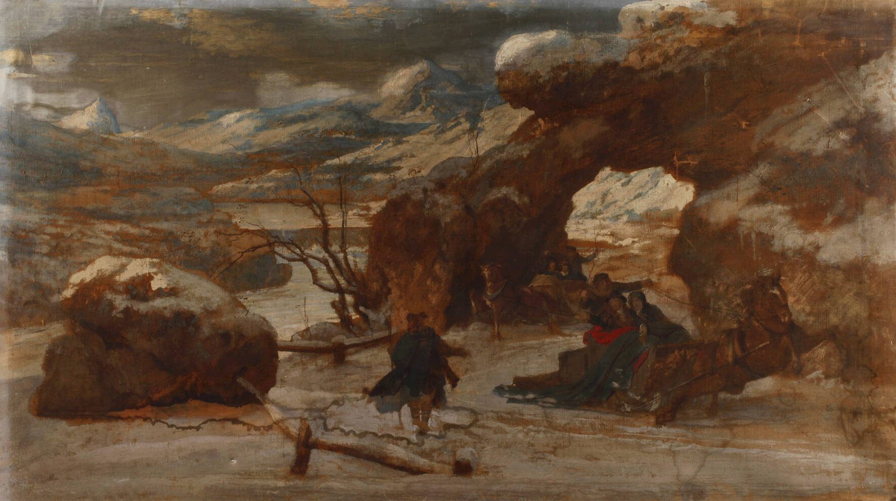 Die Pferdeschlittenfahrt