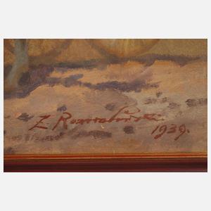 Quadriga in Sommerlandschaft