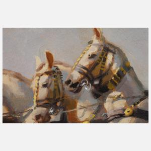 Quadriga in Sommerlandschaft