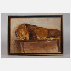 Schlafender Löwe