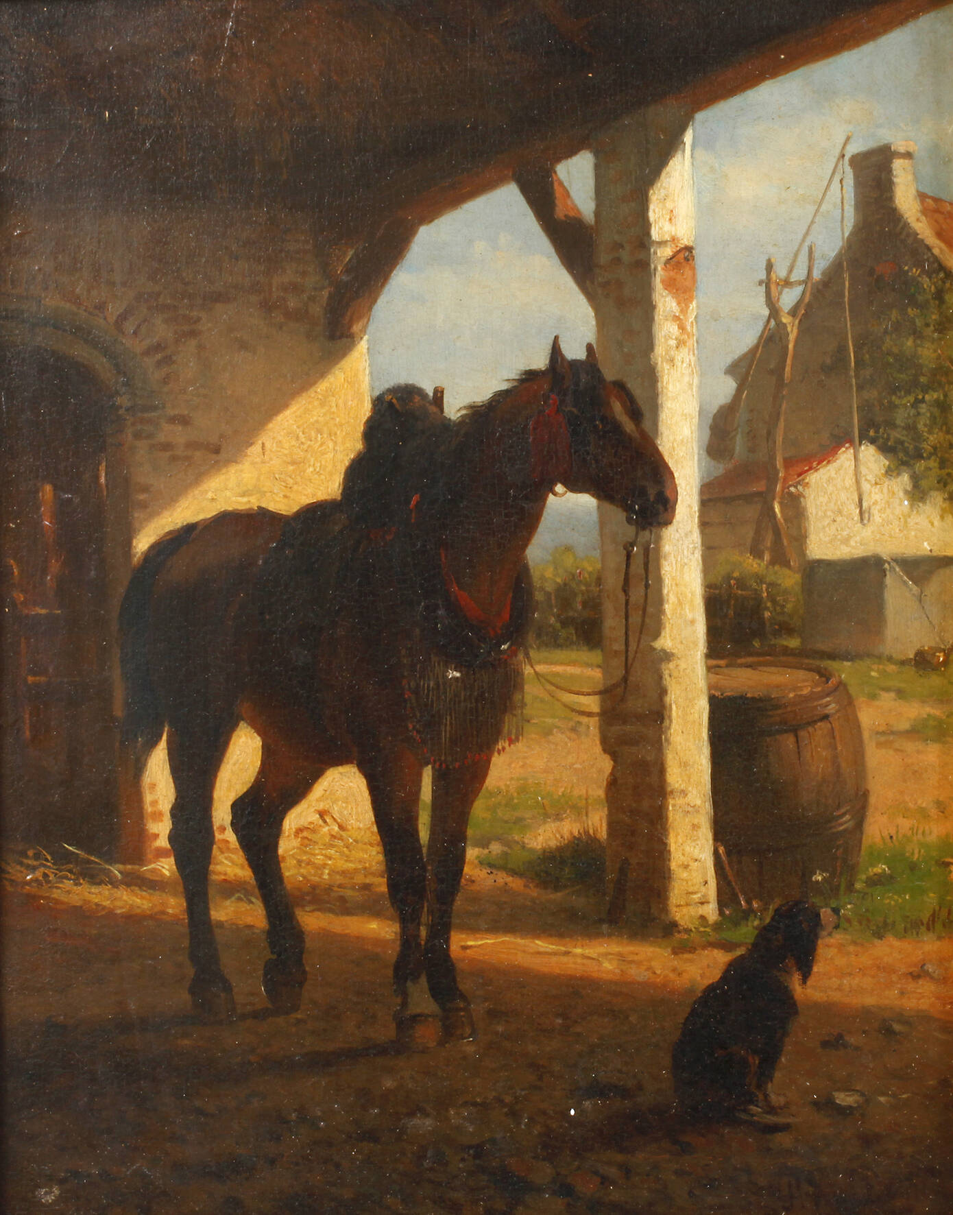 Auf dem Bauernhof in der Puszta