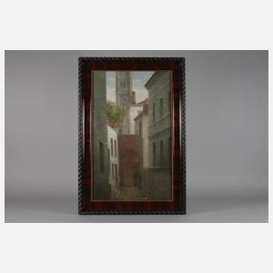 Blick in einem Innenhof