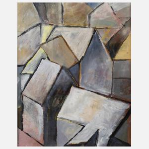 Kubistische Stadtlandschaft