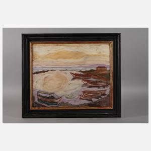 Norwegische Landschaft im Abendlicht