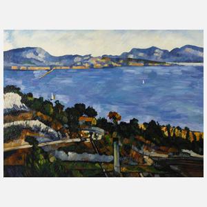 "Die Bucht von Marseille" nach Cézanne