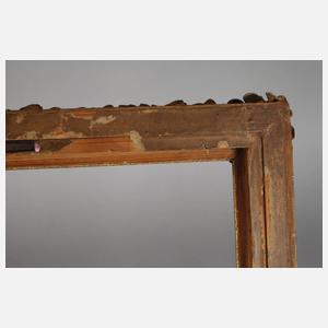 Goldstuckrahmen mit Veilchendekor