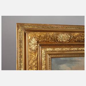 Großer Goldstuckrahmen