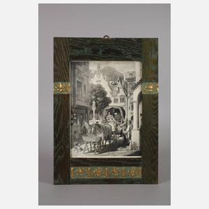 Paar Jugendstilrahmen