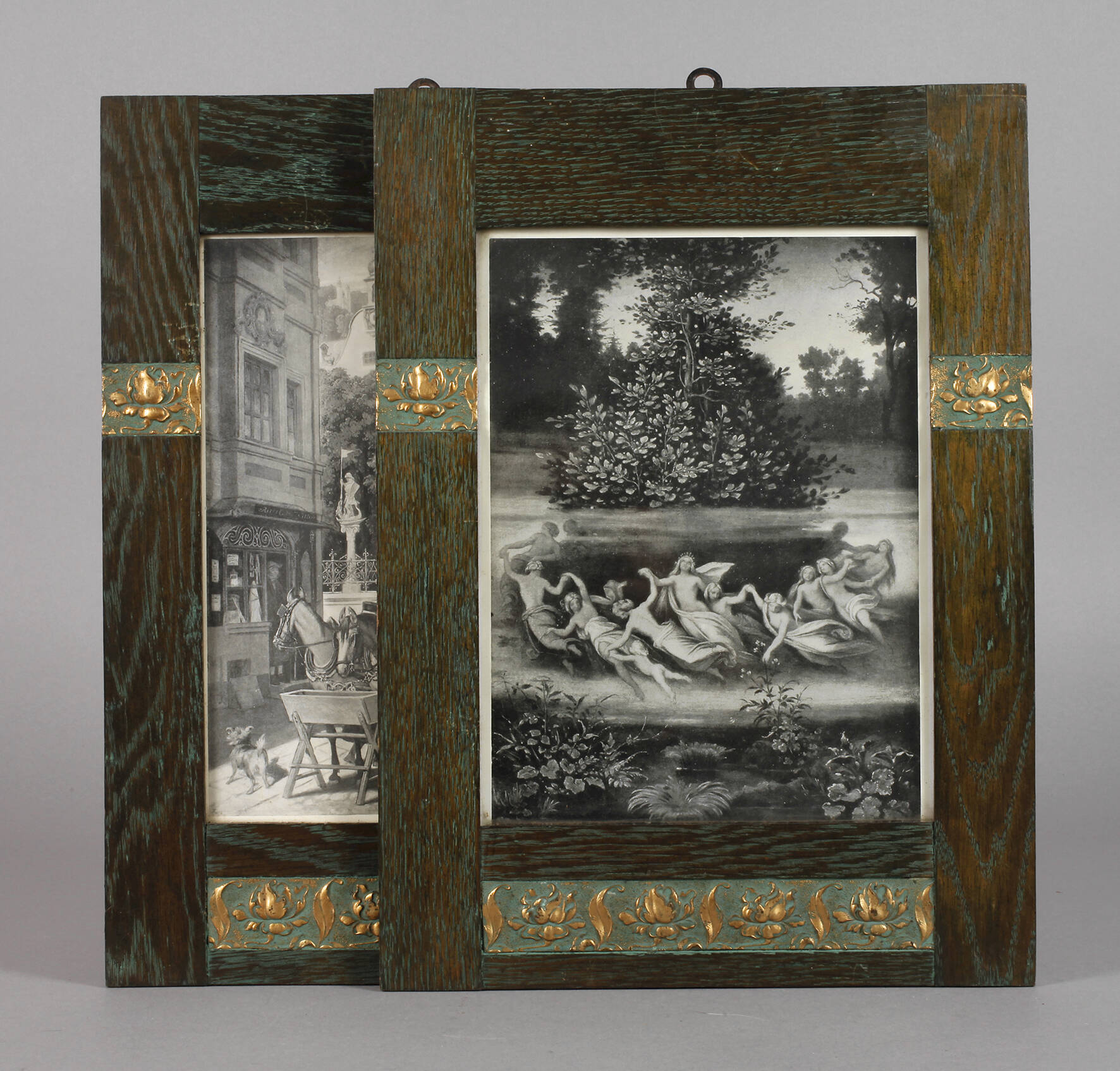 Paar Jugendstilrahmen