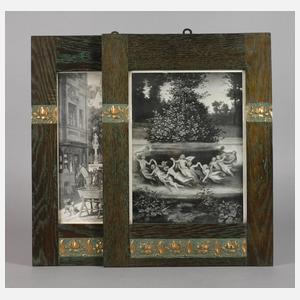 Paar Jugendstilrahmen