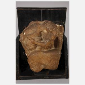 Etruskische Alabasterurnenfragmente aus Volterra