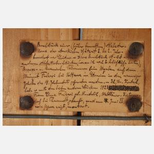 Etruskische Alabasterurnenfragmente aus Volterra