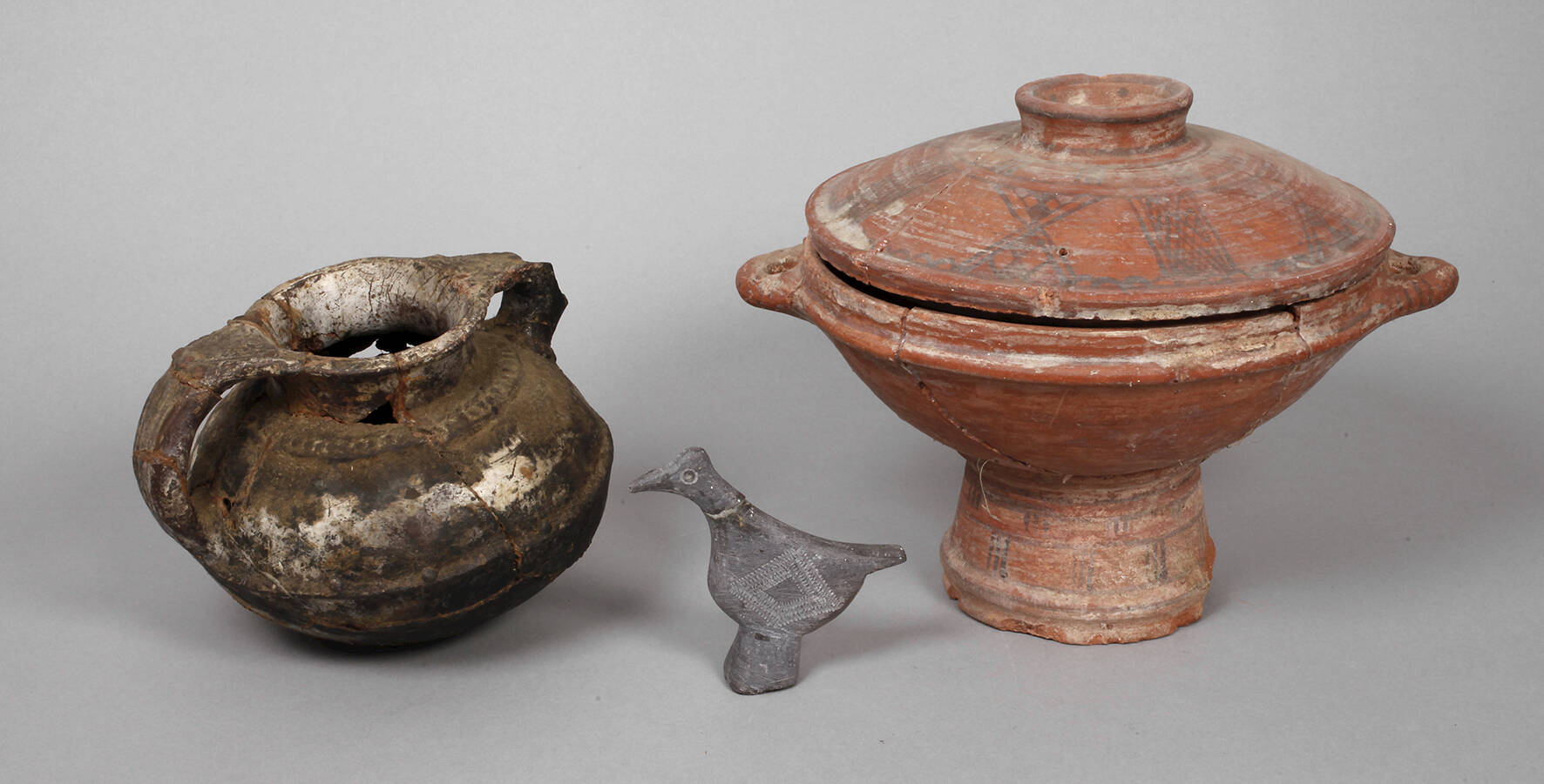 Drei Teile aus dem Museum für Morgenlandfahrer