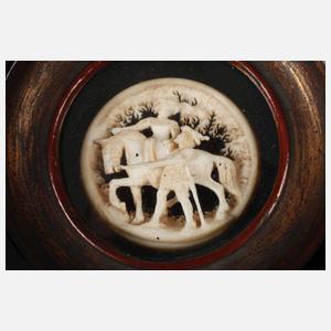 Miniaturrelief Meerschaum