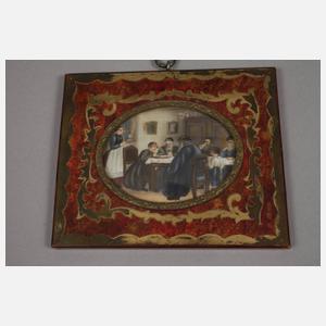 Zwei Elfenbeinminiaturen