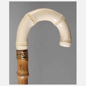 Spazierstock Elfenbein