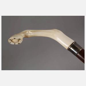 Flanierstock Elfenbein