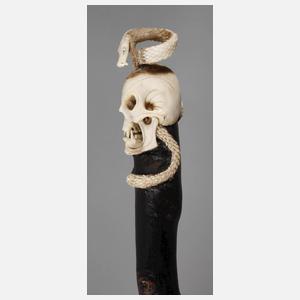 Spazierstock Memento Mori
