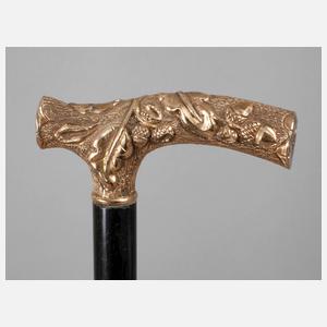 Goldener Flanierstock